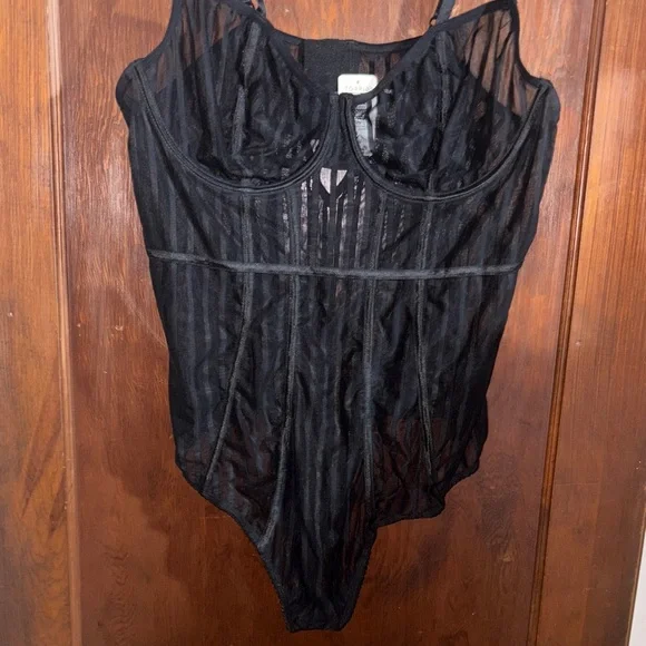 Torrid Black Mesh Bodysuit - Picture 6 of 6